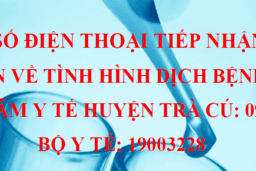 SỐ ĐIỆN THOẠI TIẾP NHẬN THÔNG TIN DỊCH BỆNH COVID-19