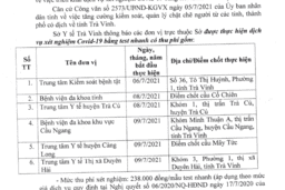Thông Báo Về Việc Triển Khai Dịch Vụ Xét Ngiệm Covid-19 bằng Test Nhanh Có Thu Phí